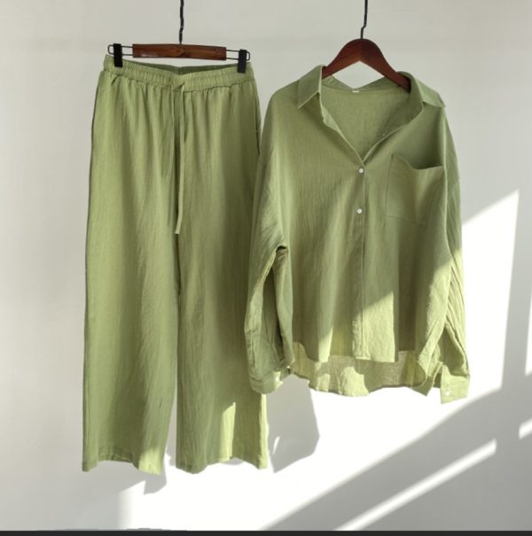 Pista Green Co ord 2 Piece Stiched Dress For Women
