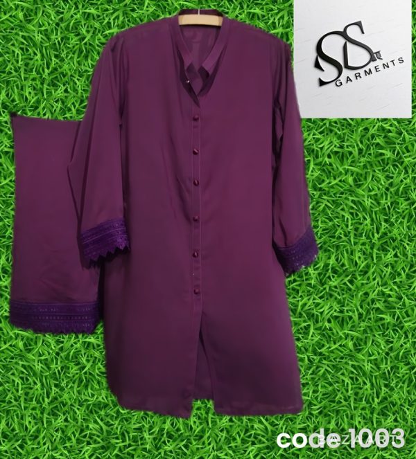 ladies 2 piece stiched dress 1003